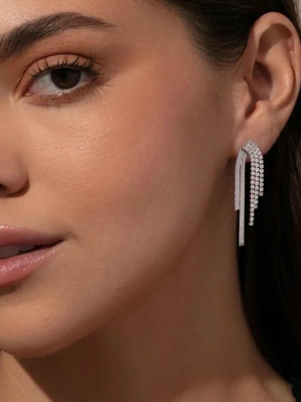 Uncommon James Twin Flame Silver Statement Earrings NWT